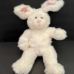 Build-a-Bear White Furry Rabbit